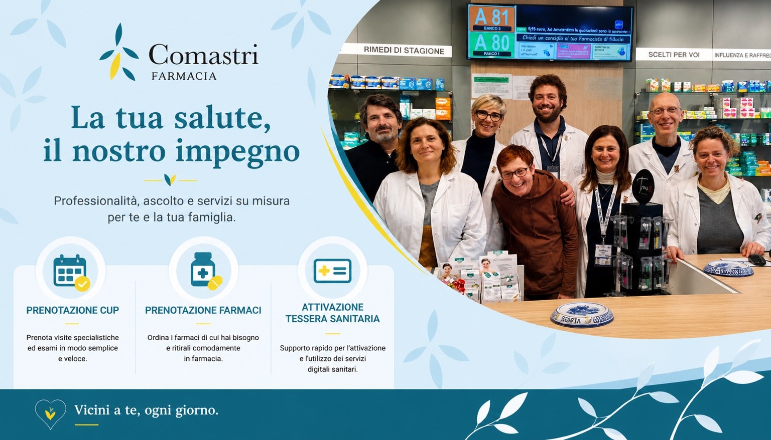 Servizi attivi farmacia Comastri